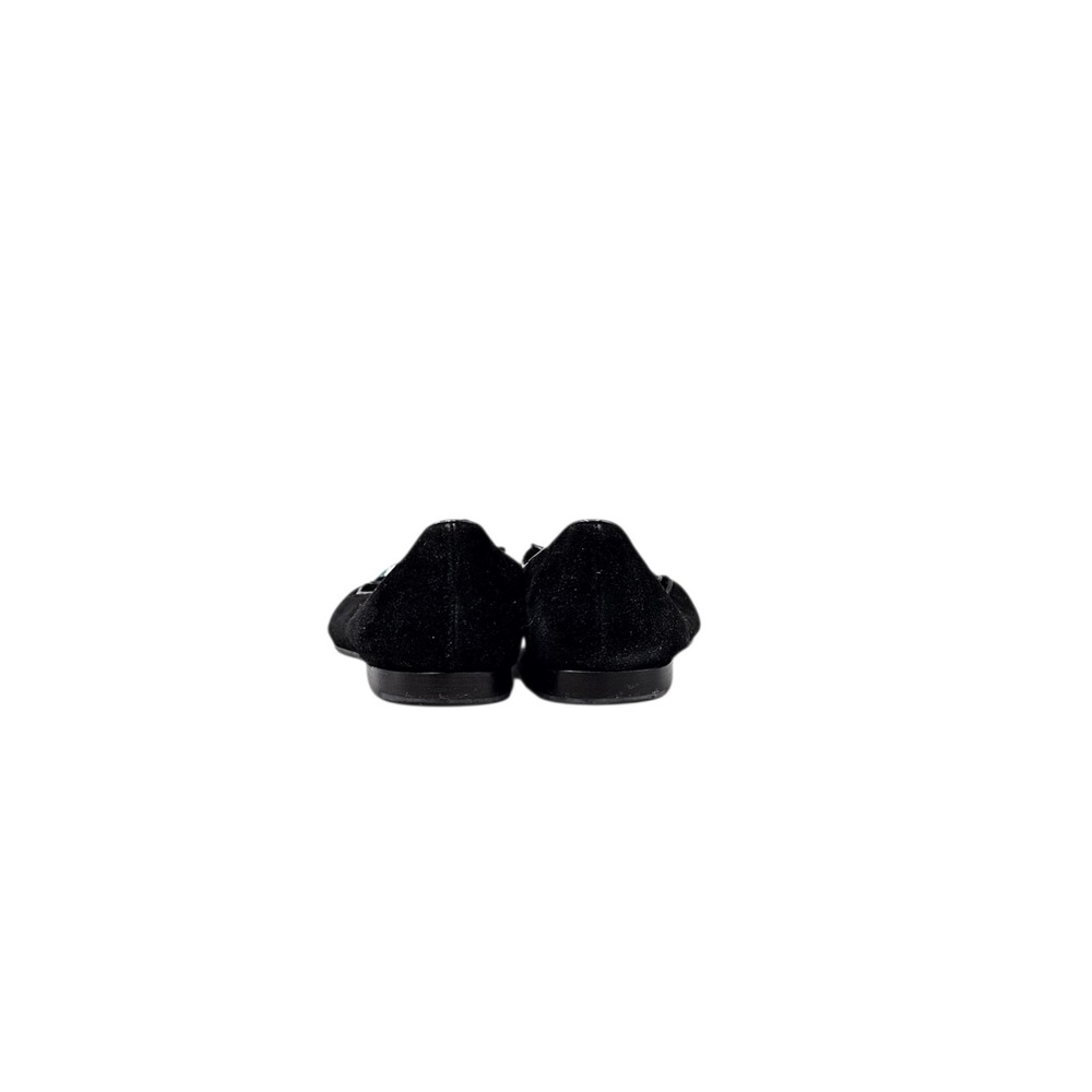 Christian Dior Women's Size 7 EUC Back Suede Sequin Badge Smoking Loafers Flats - Picture 4 of 8